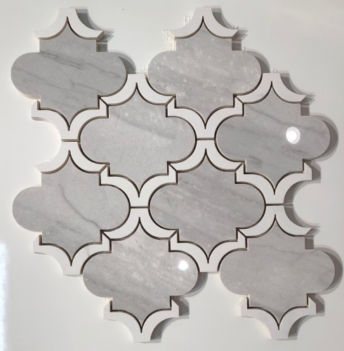 Gazzini - Arabesque Luxury Grey Lappato - Porcelain Mosaic Tile